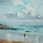 Plage à Saint-Malo